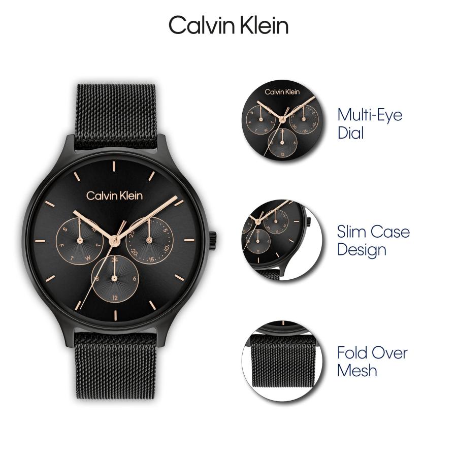 [Calvin Klein] 腕時計 25200105。 25200105 ブラックの画像