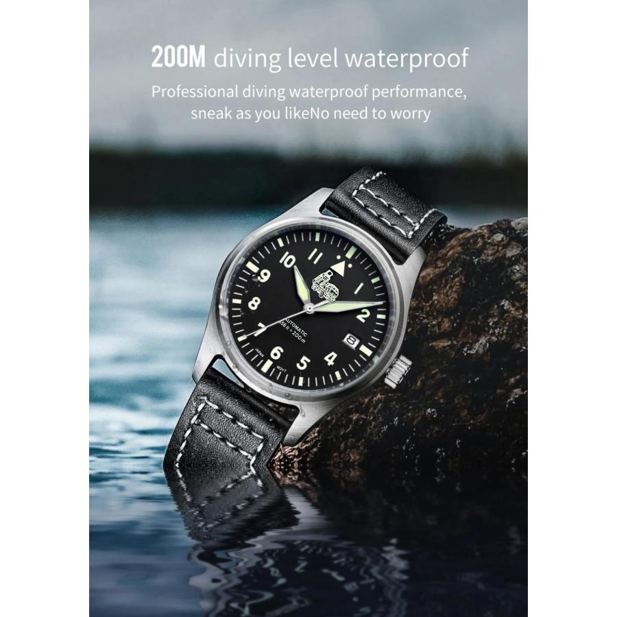 New Mechanical Watch with Japan Automatic Movement NH35A Himars timeの画像