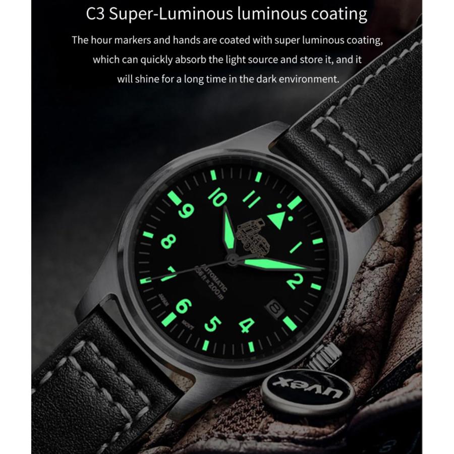 New Mechanical Watch with Japan Automatic Movement NH35A Himars timeの画像