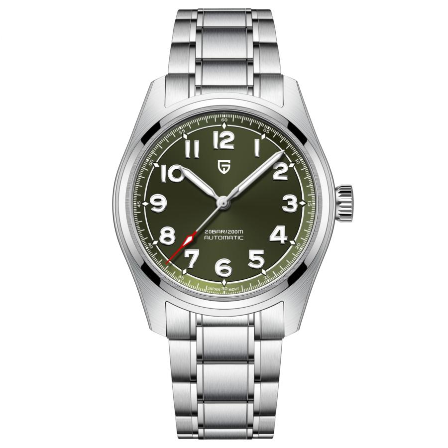 Pagani Design Watches Men Automatic Mechanical 38MM Men's Pilot Watch NH35A Waterproof 200m Dive Sport Sapphire Glass Stainless Steel Wrist Watch