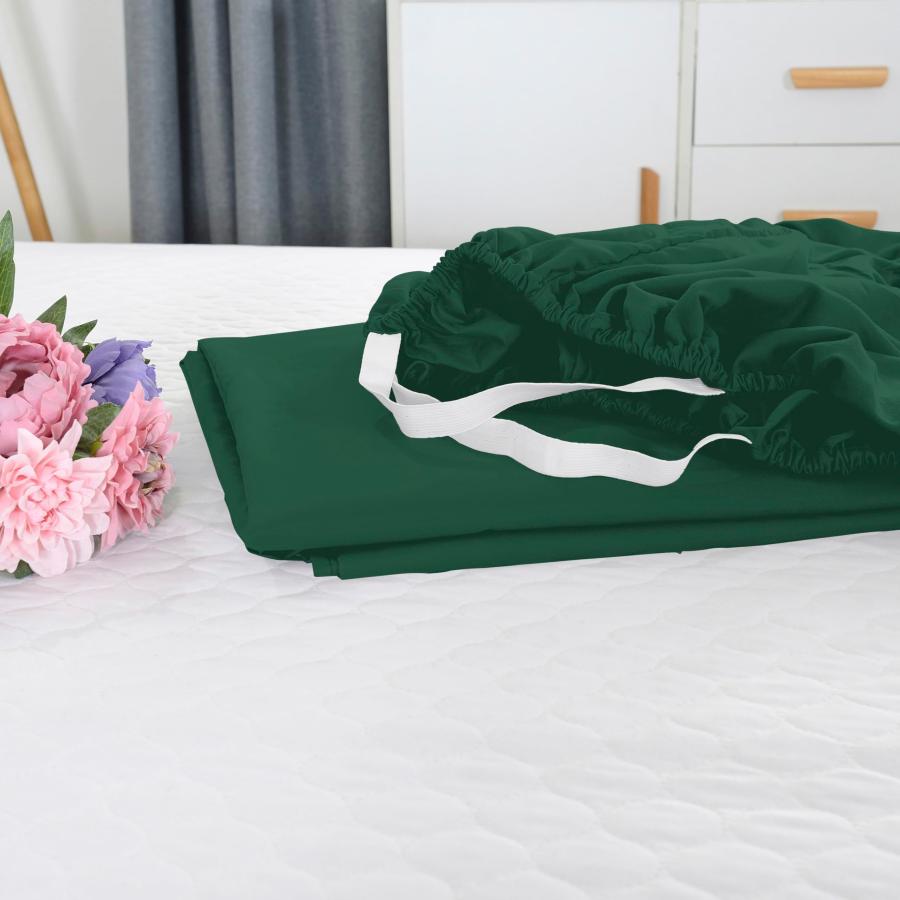 Elegant Comfort Premium Hotel Quality Extra Deep Pocket 18" - 21" Single Fitted Sheet for High Mattress， Luxury ＆ Softest 1500 Thread Count Egyptian_4