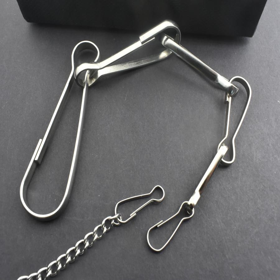 Bytiyar 60個 ステンレススチール 小型スプリングフック 1.25インチ/32mm ランヤードクラスプ ジッパースナップクリップ キーチェーン IDカードバッジホルダー用の画像