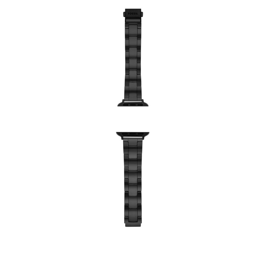 Fossil Apple Watch 38/40/41mm対応 交換用セラミックバンド 18mm リンク調整可 ホワイト S380005