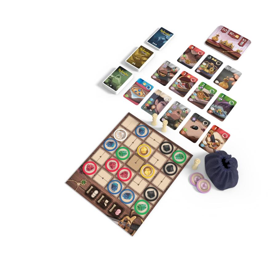 Splendor Duel Board Game - Two-Player Strategy Game for Intense Gem Collecting Battles - Fun Family Game for Kids and Adults, Ages 10+, 2 Players, 30