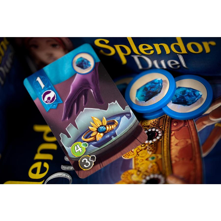 Splendor Duel Board Game - Two-Player Strategy Game for Intense Gem Collecting Battles - Fun Family Game for Kids and Adults, Ages 10+, 2 Players, 30