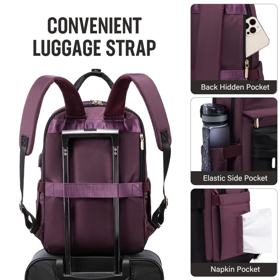 LOVEVOOK ノートPC用バックパック 39.6cm対応の画像