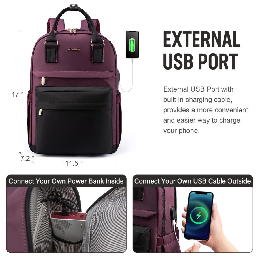LOVEVOOK ノートPC用バックパック 39.6cm対応の画像