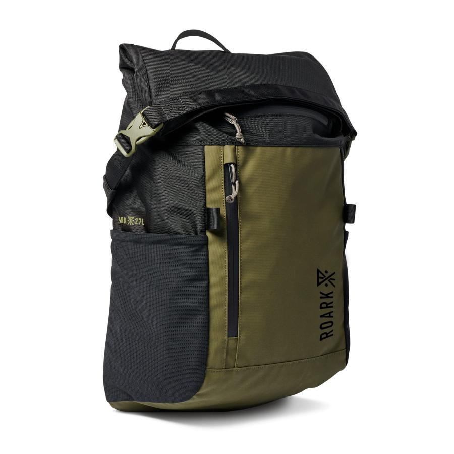 Roark Passenger 27L 2.0 バックパック トラベルデイパック ノートパソコン収納付き, ブラック ミリタリー, One Size, ノートパソコン収納付きトラベルデイパッの画像
