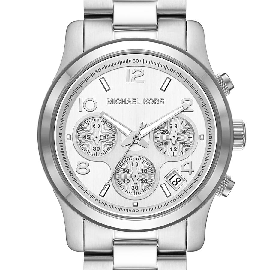 Michael Kors Runway アナログ レディース腕時計, シルバー(Silver), クラシックの画像