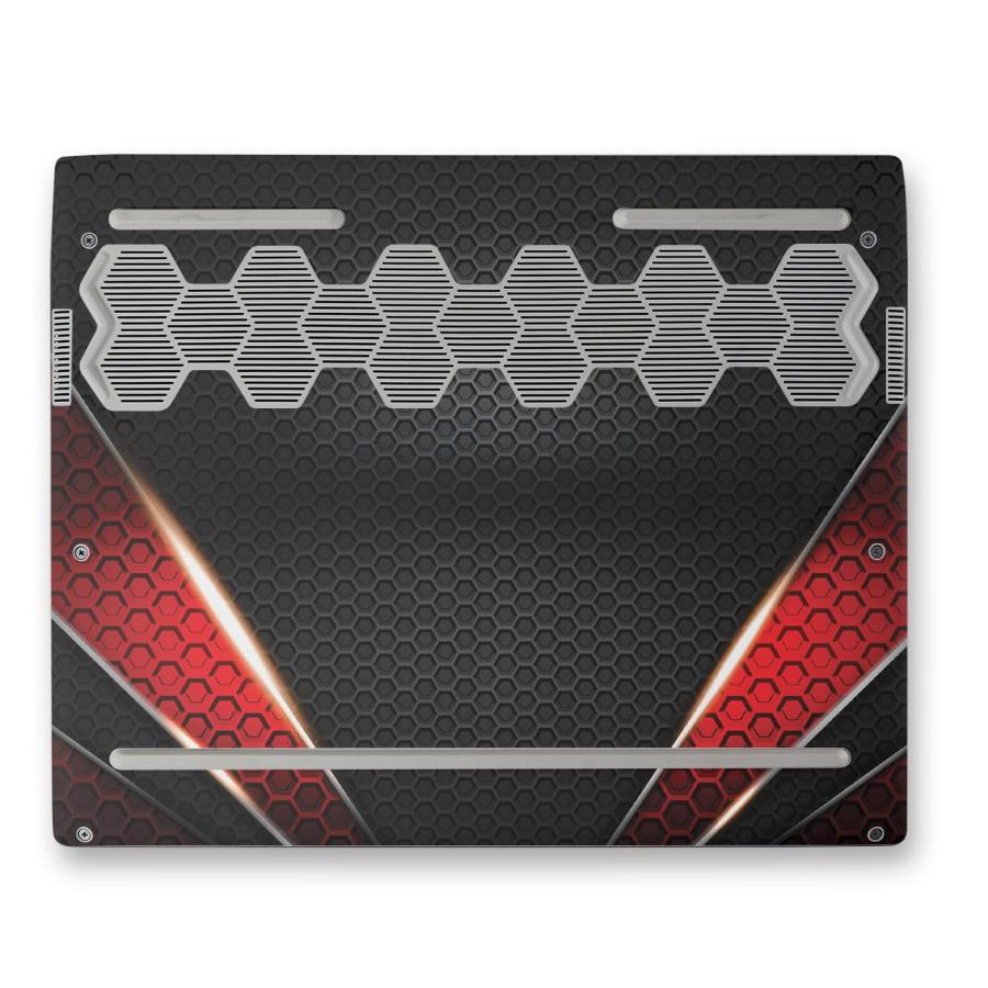 MightySkins Alienware X14 (2022) 用ビニールスキンフルラップキット「Hex Rays」保護デカールラップ 着脱簡単の画像