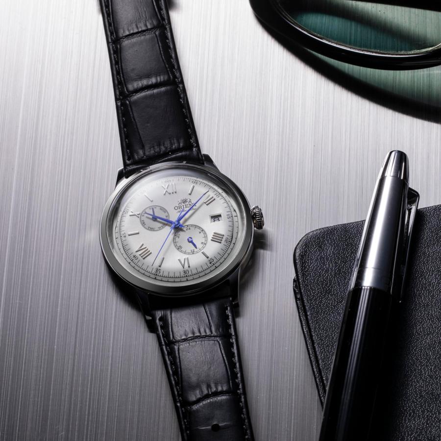 [オリエント]ORIENT Bambino バンビーノ 自動巻き腕時計 機械式 オートマティック 国内メーカー保証付 RN-AK0701S メンズ ホワイト シルバーの画像