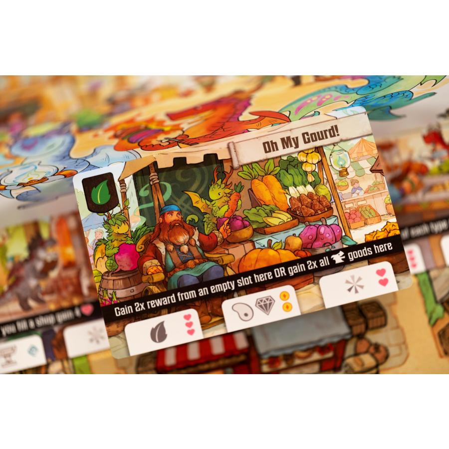 LUCKY DUCK GAMES Flamecraft ボードゲーム ドラゴン育成 戦略 10歳以上 1-5人 60分 LKY-FMC-R01-EN_5