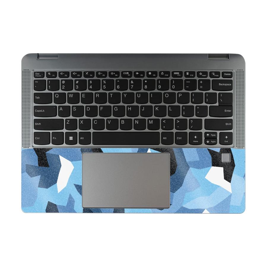 MightySkins Lenovo IdeaPad Flex 5 14" (2022) 用グリッタースキン「Sky Camouflage」保護デカールラップ フルラップキット 着脱簡単の画像