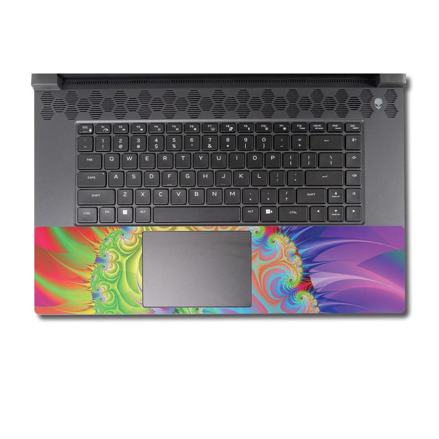 MightySkins Alienware M17 R5 (2022) 用フルラップキット「Color Fractal」全面ビニールデカールラップの画像