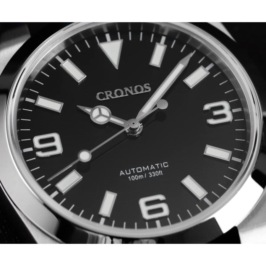 NIADI Cronos 36mm Explore Climbing Series Men Women Watch Fashion Couples Sports Unisex Automatic Mechanical Wristwatches (White)の画像