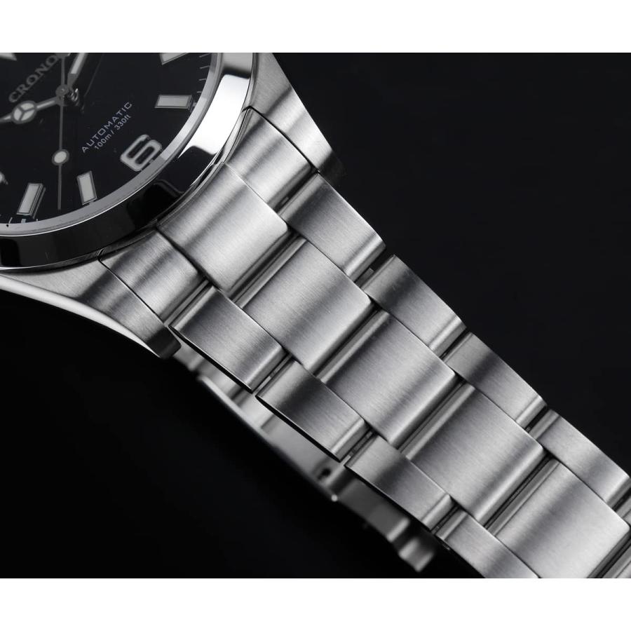 NIADI Cronos 36mm Explore Climbing Series Men Women Watch Fashion Couples Sports Unisex Automatic Mechanical Wristwatches (White)の画像
