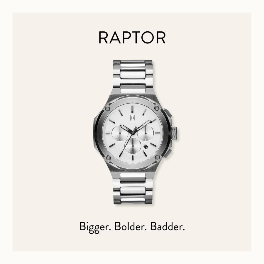 MVMT Raptor メンズ クロノグラフ 46.5mm ショックブルー 100m防水 VD53C ステンレスケースの画像