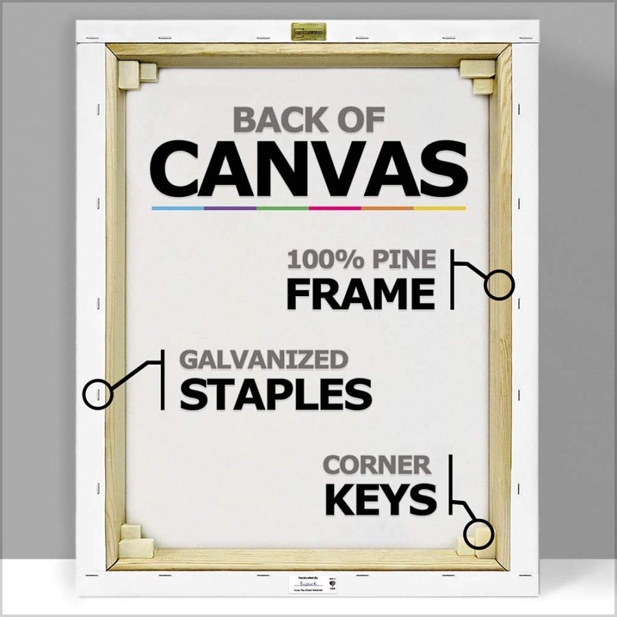 ARTCANVAS 穏やかな仏陀 グレー迷路 ヨガスタジオ フレーム付きキャンバスウォールアート ジクレープリント 46×46cm_4