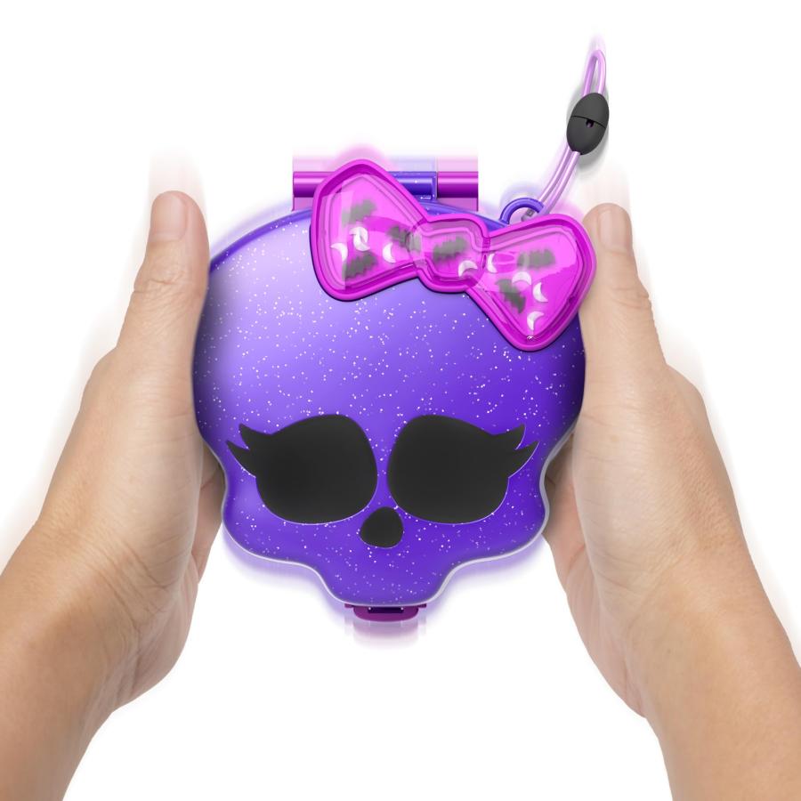 Polly Pocket モンスターハイ コラボ プレイセット マイクロドール3体＆アクセサリー10個 ハイスクール型 トラベルトイ_3