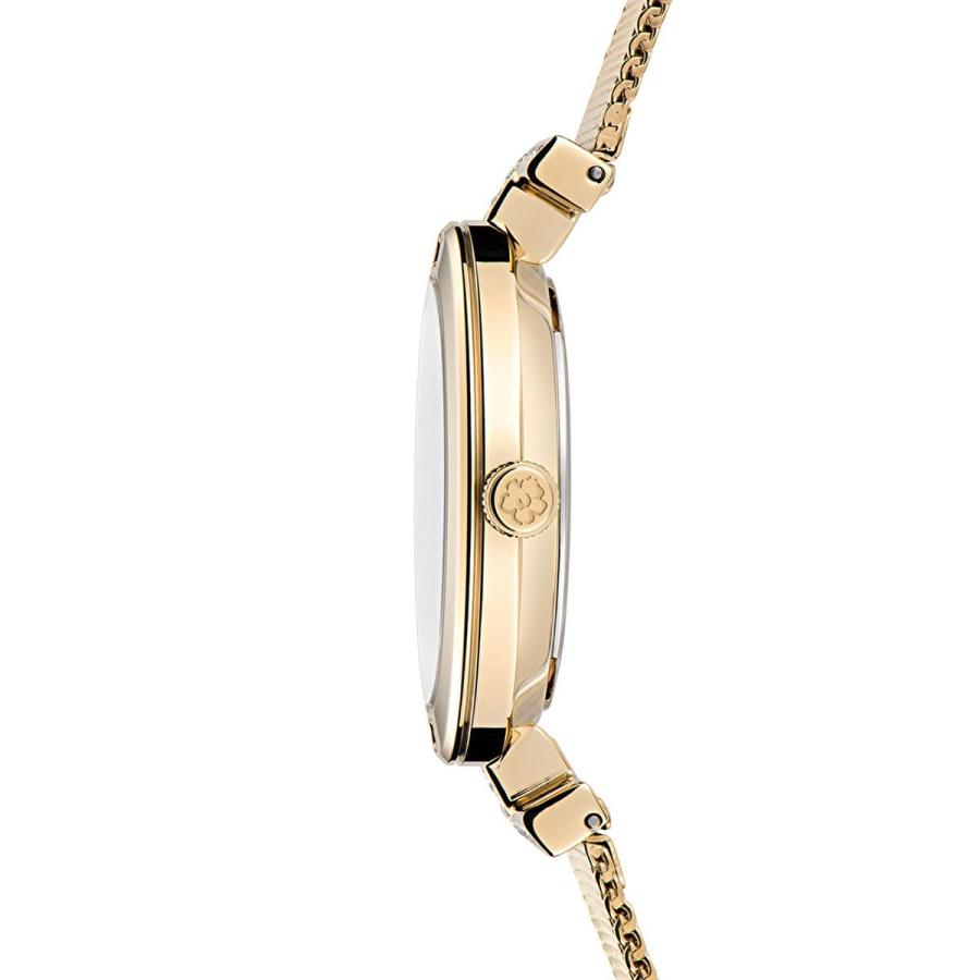 Ted Baker レディース ステンレススチール イエローゴールド メッシュバンドウォッチ (モデル:BKPDAF3059I), ゴールド, モダンの画像