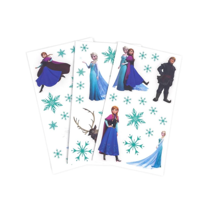 Tytan Toys Disney Frozen Magnetic Tiles Princess Castle - 68-Piece STEAM Building Set with Glitter Tiles ＆ Elsa， Anna， Olaf Stickers - Educational Fr