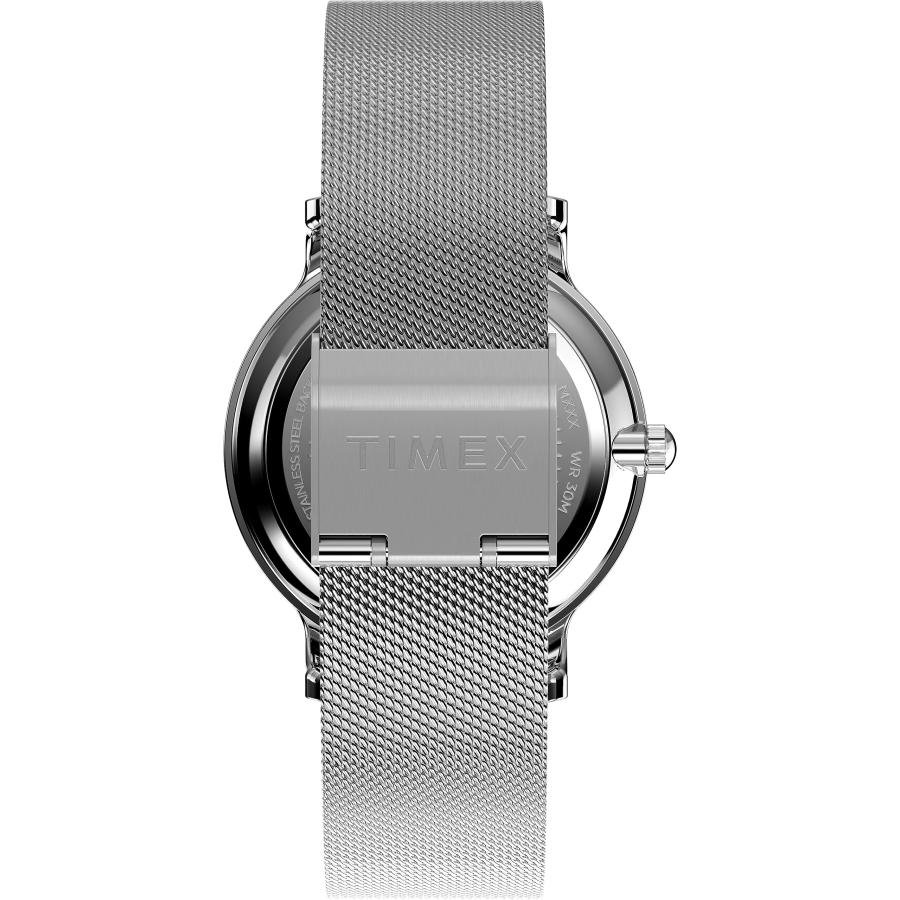 Timex レディース トランセンド 34mm 腕時計, シルバートーン/シルバートーン/シルバートーン。, One Size, 34mmトランセンドウォッチ。の画像