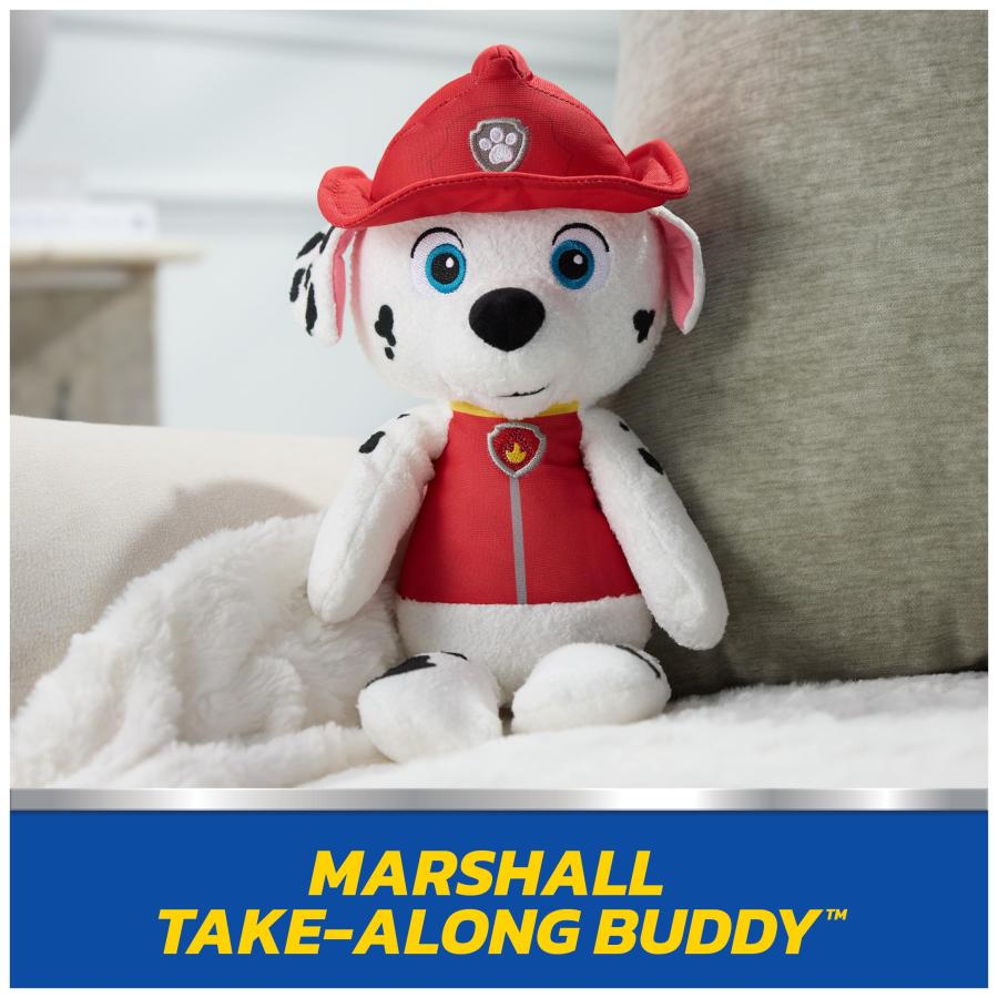 GUND PAW Patrol Official Marshall Take Along Buddy Plush Toy, Premium Stuffed Animal for Ages 1 ＆ Up, Red/White, 13\"の画像