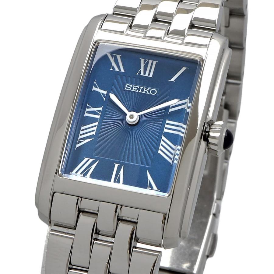 セイコー] SEIKO 腕時計 レディース レクタングラーフェイス クオーツ