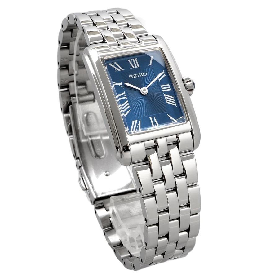 セイコー] SEIKO 腕時計 レディース レクタングラーフェイス クオーツ