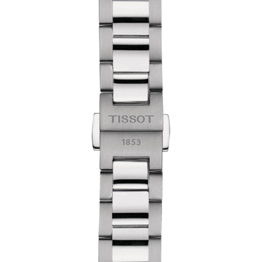 Tissot PR100 T1502101103100 34mm ユニセックス スイスクォーツ ステンレスブレスレット シルバー文字盤 日付の画像