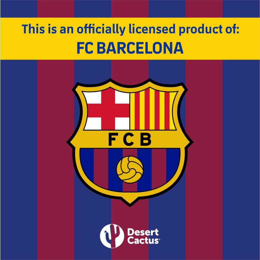 Desert Cactus FC Barcelona Lanyard Bar〓a Barca Football Soccer Car Keys ID Badge Holder Keychain Detachable Breakaway Snap Buckle (Lanyard D - Doubleの画像