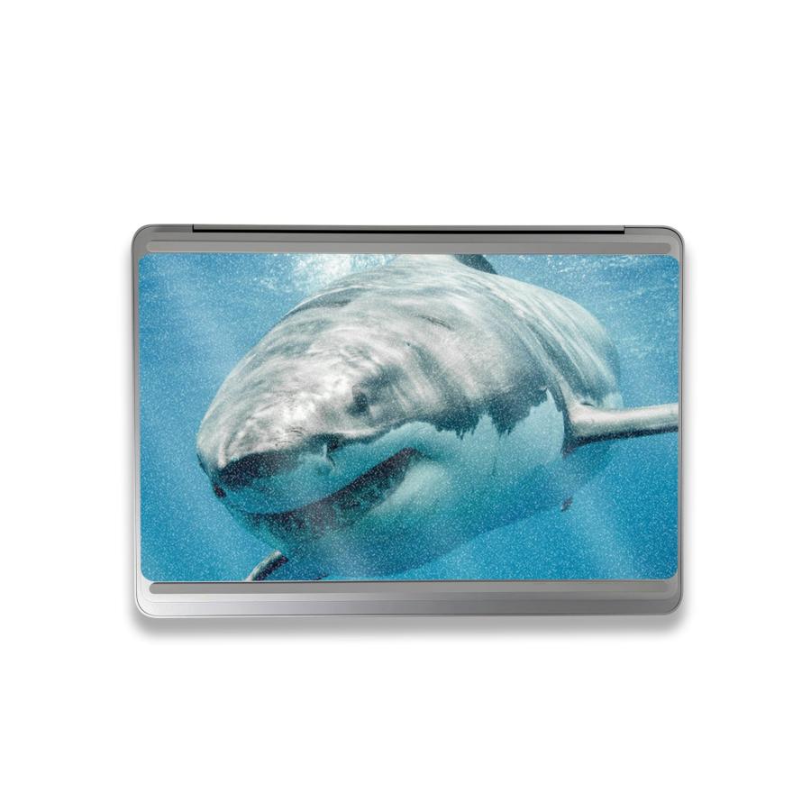 MightySkins Microsoft Surface Laptop Studio 2 (2023) 用グリッタースキン「Great White Shark」保護デカールラップ 着脱簡単_2