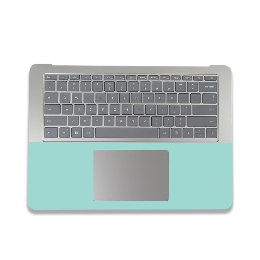 MightySkins Microsoft Surface Laptop Studio 2 (2023) 用ビニールスキン「Solid Seafoam」保護デカールラップ 着脱簡単の画像