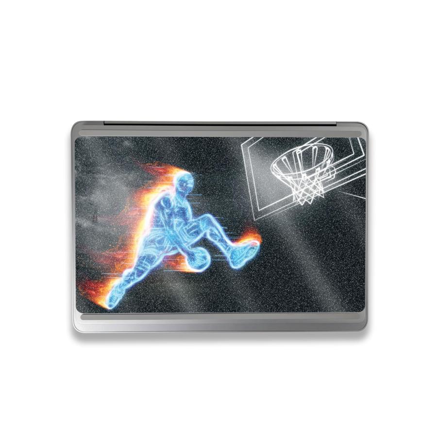 MightySkins Microsoft Surface Laptop Studio 2 (2023) 用グリッタースキン「Glow Basketball」保護デカールラップ 着脱簡単_2