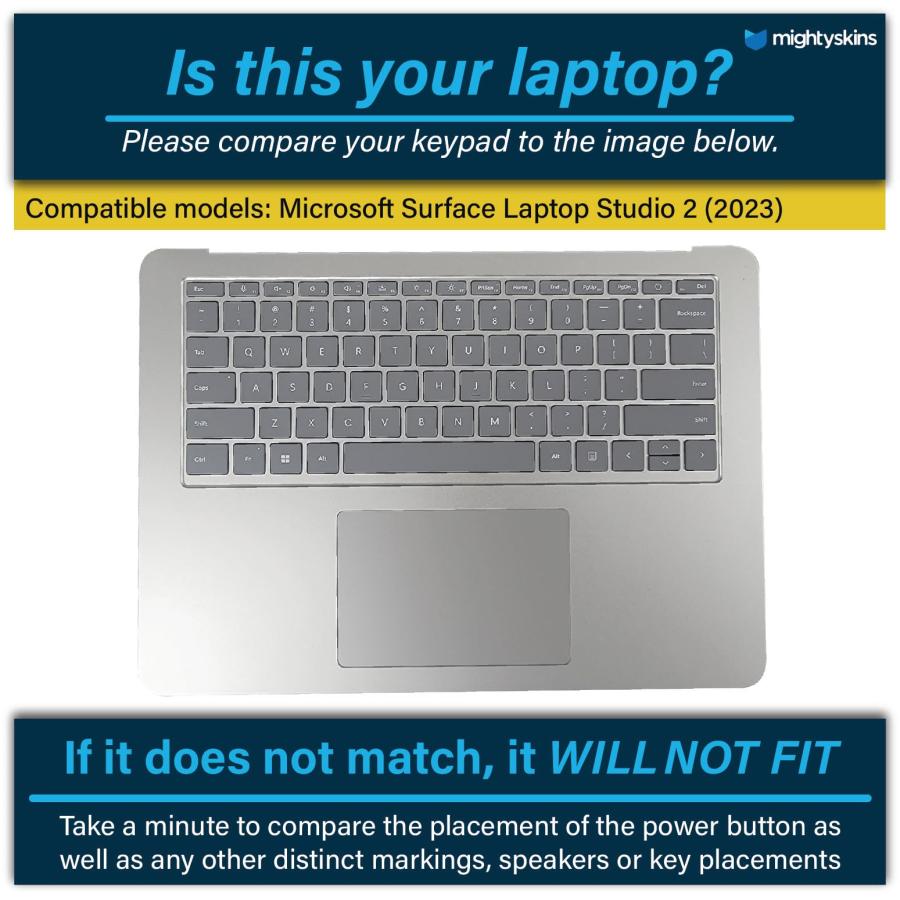 MightySkins Microsoft Surface Laptop Studio 2 (2023) 用ビニールスキン「Solid Pink」保護デカールラップ 着脱簡単の画像