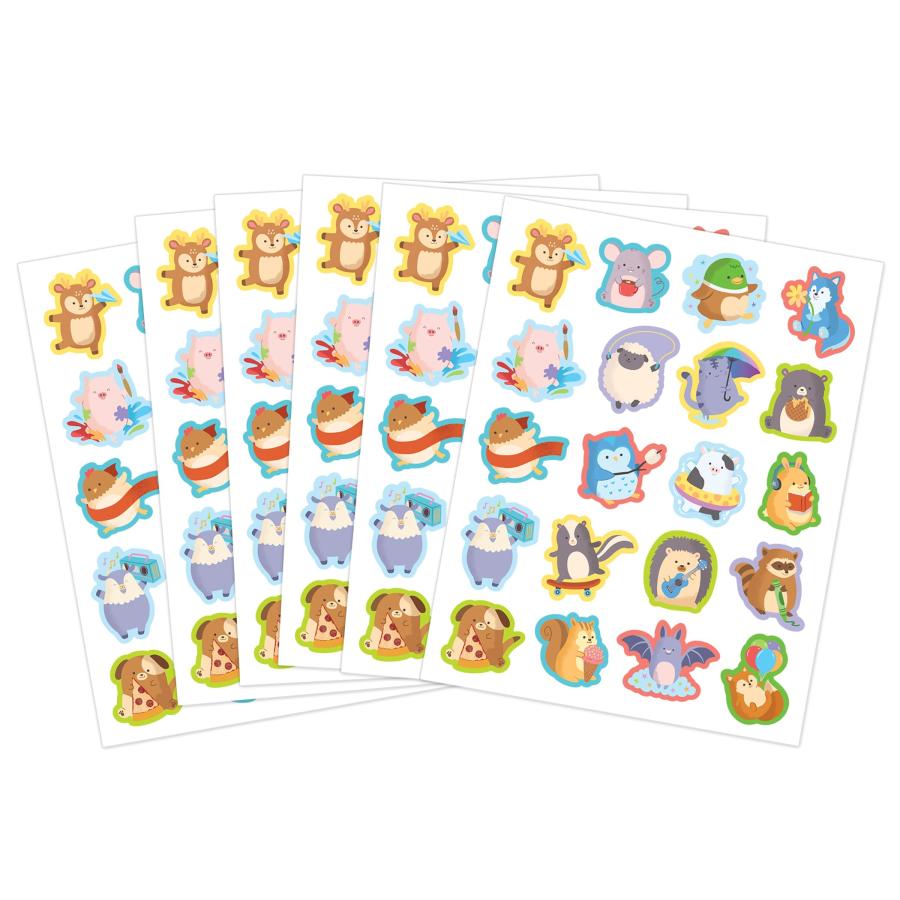 Teacher Created Resources Cute Crittersステッカー(TCR7086)_3