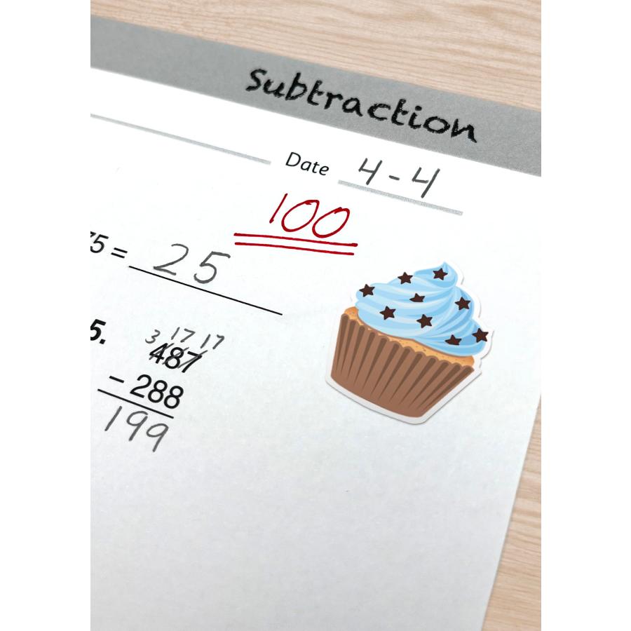 Teacher Created Resources カップケーキステッカー(TCR7094)