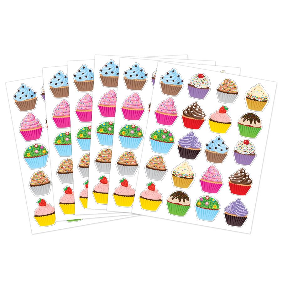 Teacher Created Resources カップケーキステッカー(TCR7094)