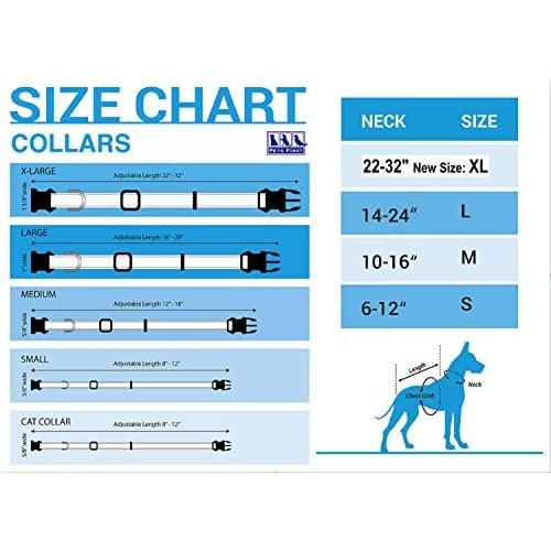 New ＆ Improved Pets First NFL ライセンス PET 首輪 - ヘビーデューティー、強く、耐久性のある新しい犬の首輪32のフットボールチームと4つのサイズで利用可能_3