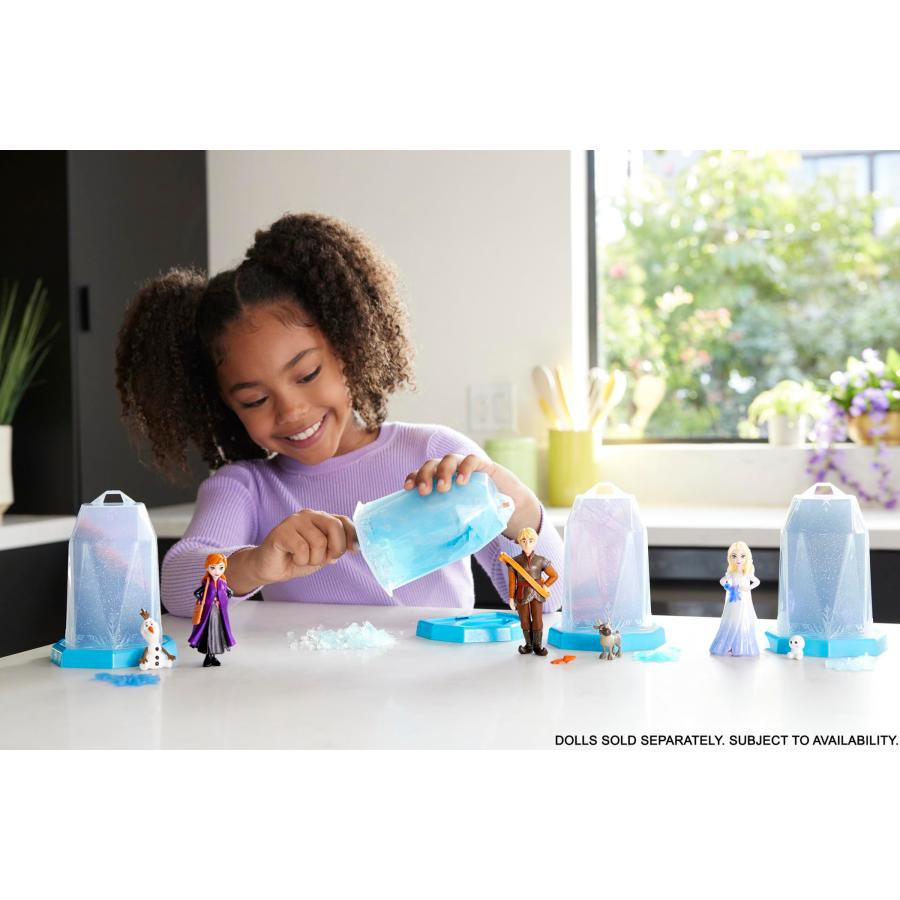 Mattel ディズニー アナと雪の女王 アイスリビール スモールドール アイスジェル＆6つのサプライズ フレンドフィギュア付き_1