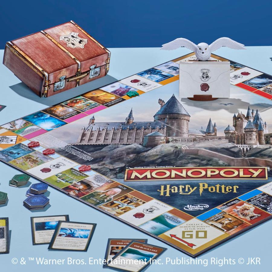 Hasbro Gaming モノポリー ハリーポッター エディション ボードゲーム ホグワーツを舞台にした魔法の冒険 2〜6人用 8歳以上_2