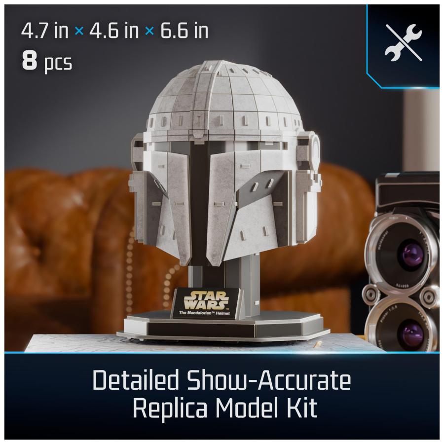 4Dビルド、スターウォーズマンダロリアンヘルメット3Dモデルキット