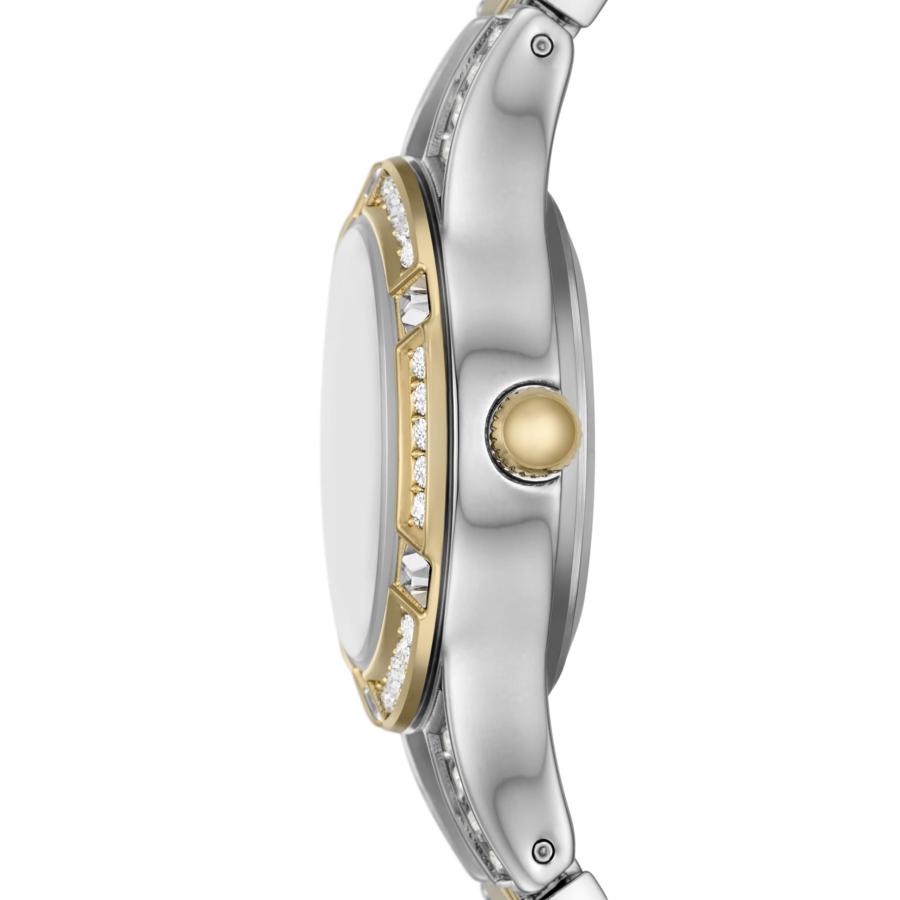 Relic by Fossil レディース シャーロット 3針 日付 ツートーン メタルウォッチ (モデル:ZR34655)、ツートーンの画像