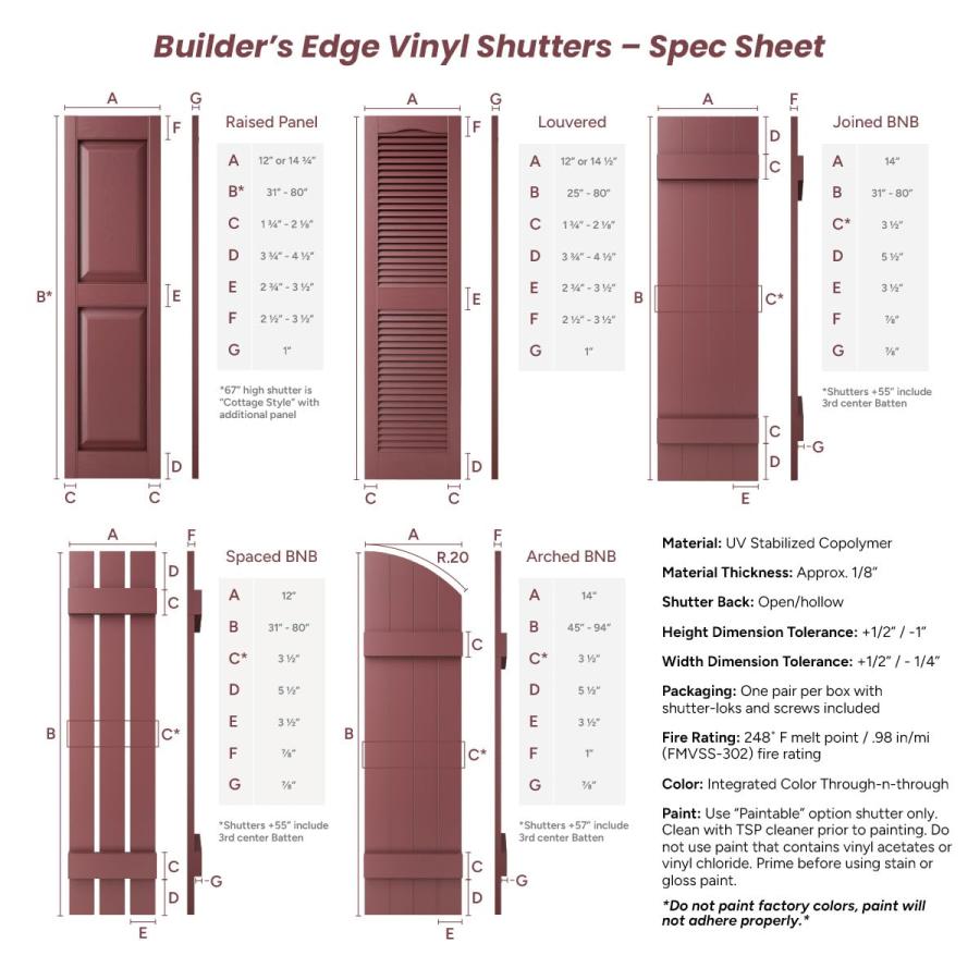 3" Painted Screws for Builders Edge Vinyl Shutters， 010 - Musket Brown (6/Bag)_1