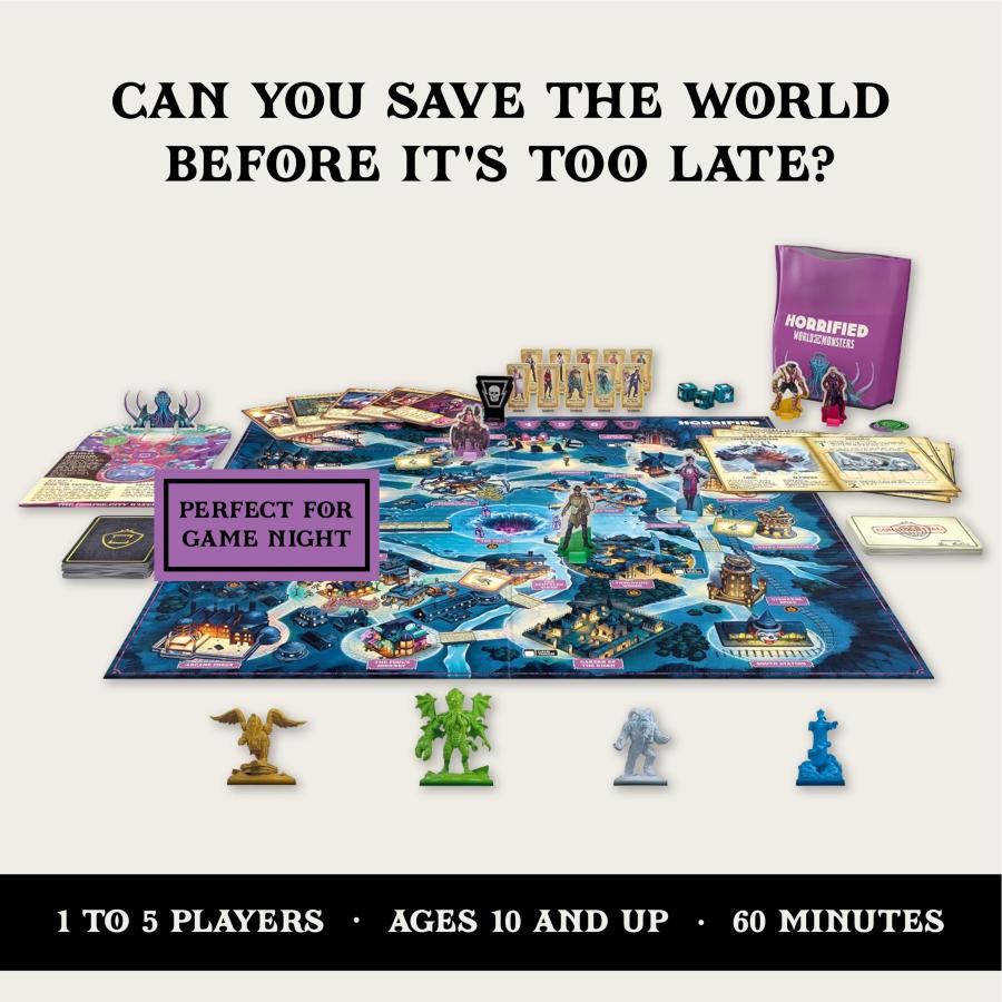 Ravensburger Horrified Games - モンスターの世界 - 戦略ボードゲーム - 批判的思考とチームワークを高める - 協力的なゲームプレイ - ユニークなモンスターチ_1