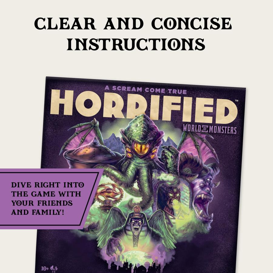 Ravensburger Horrified Games - モンスターの世界 - 戦略ボードゲーム - 批判的思考とチームワークを高める - 協力的なゲームプレイ - ユニークなモンスターチ_2