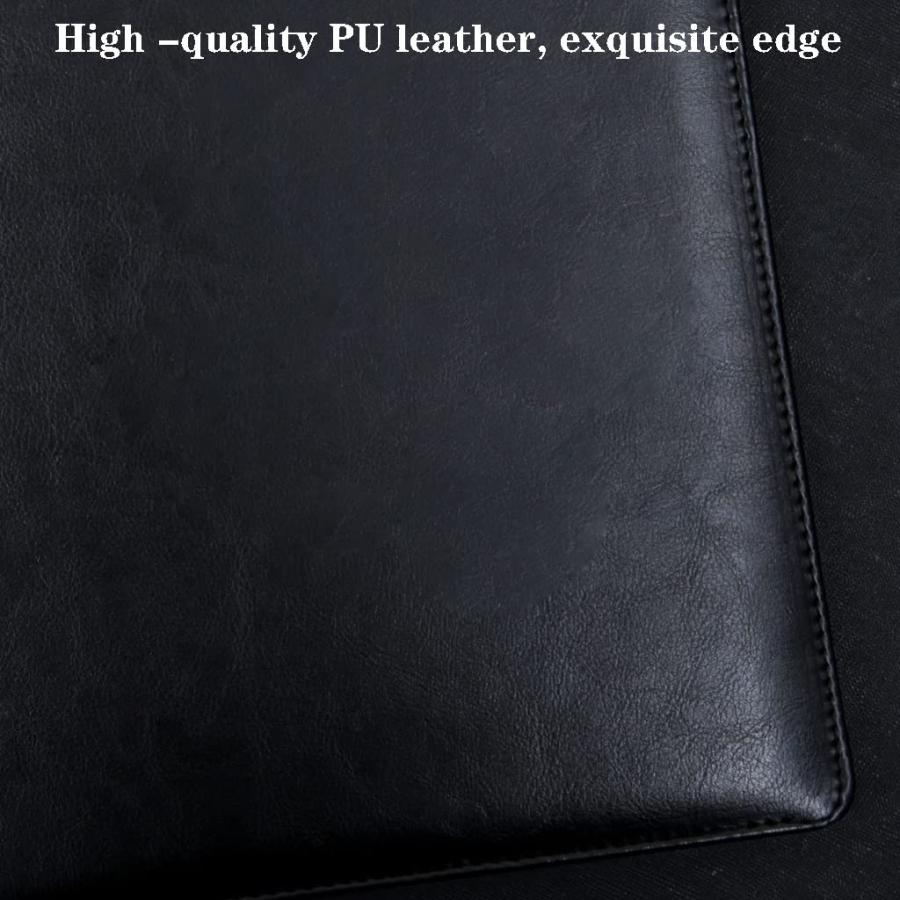 Padfolio Organizer Binder,portfolio, A4 Portfolio Organizer Folder PU Leather Business Padfolio Notebook with Letter Size Clipboard Interview/Resume Dの画像