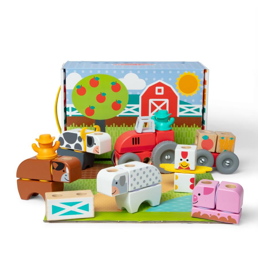 メリッサ＆ダグ (Melissa ＆ Doug) 木製ブロック ブロッカブル 牧場