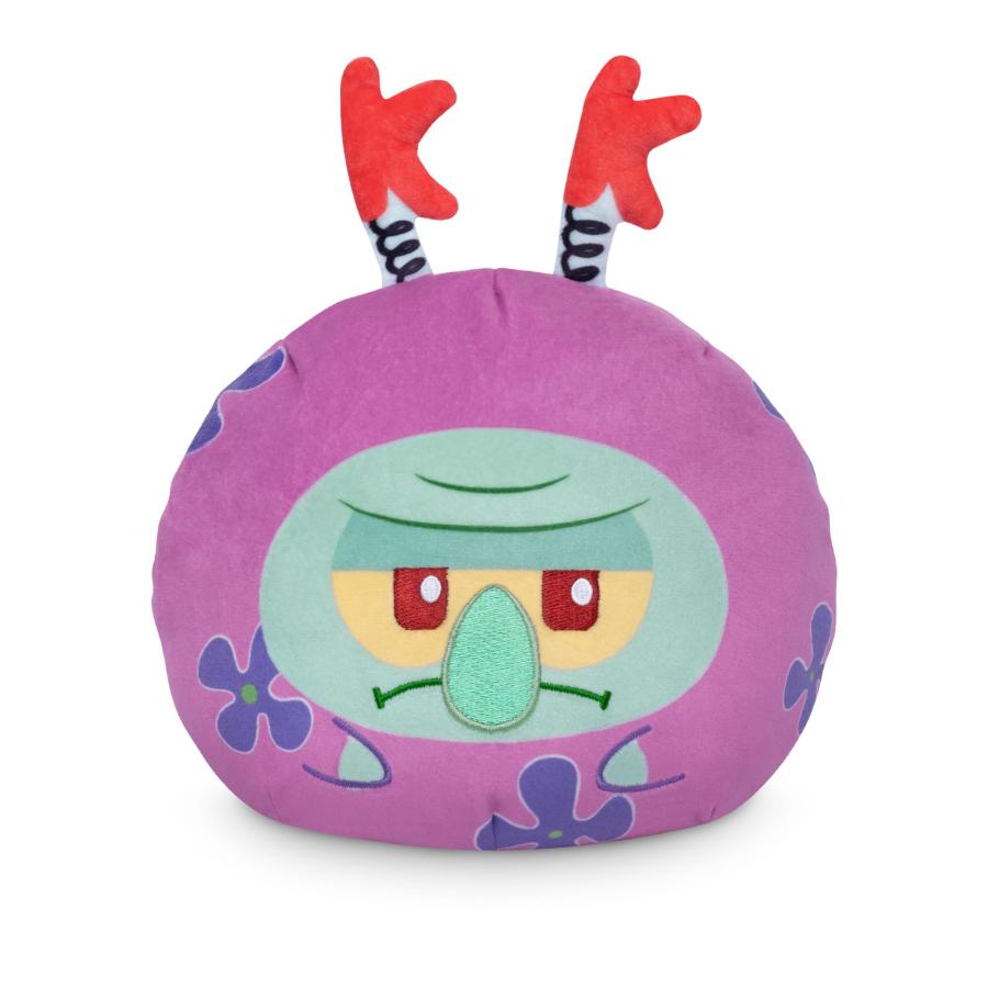TeeTurtle スポンジボブ スクエアパンツ リバーシブル 6インチ ぬいぐるみ - Kuddly Krab スポンジボブとイカワード - かわいいかわいい柔らかいぬいぐるみの画像
