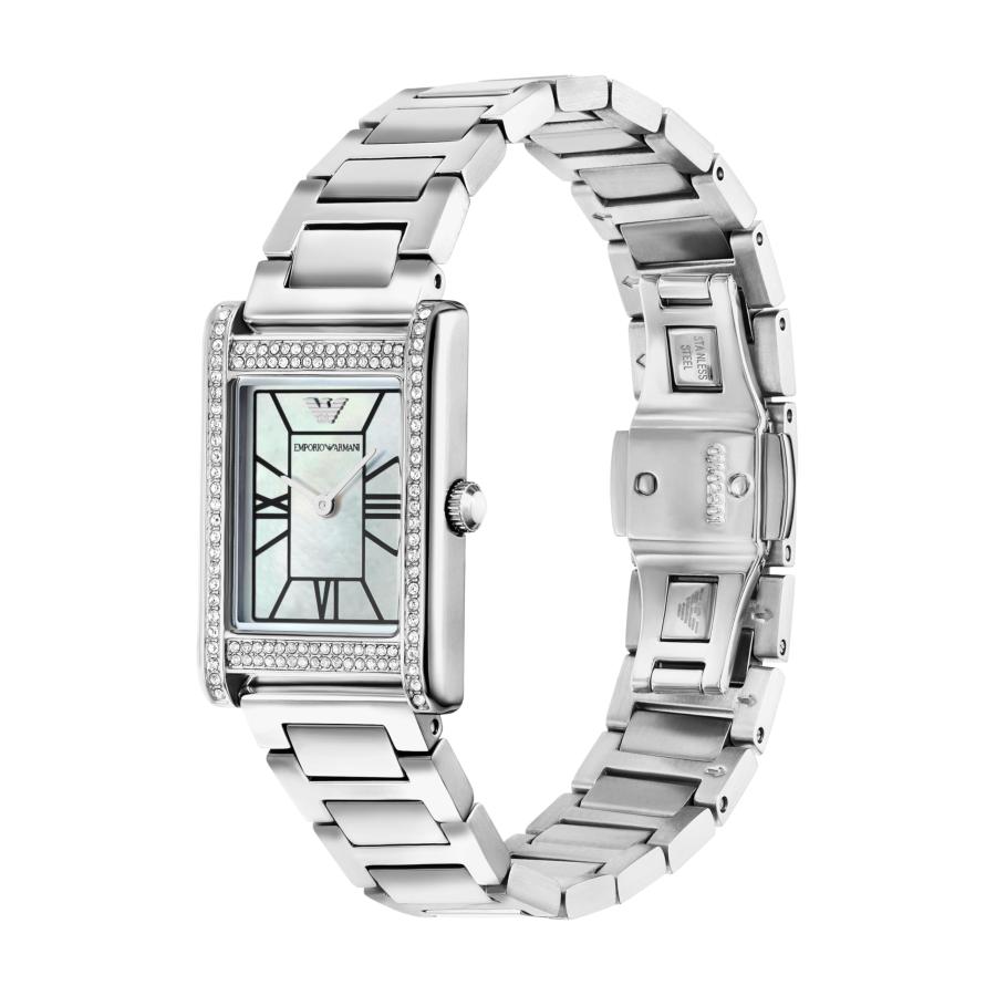 Emporio Armani Women's Two-Hand Stainless Steel Watch, Color: (Model: AR11625)の画像